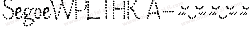 SegoeWPLTHK A字体转换